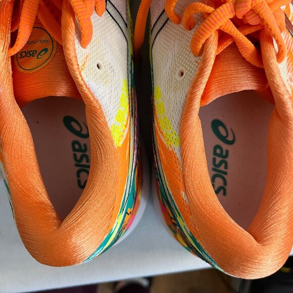 Asics Gel Nimbus 23 Running Shoes Sour Yuzu MSRP $150 Wmn's 8.5 1012B011-700 - Picture 6 of 12